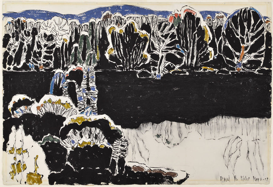 a color digest: reflected forms by david b. milne